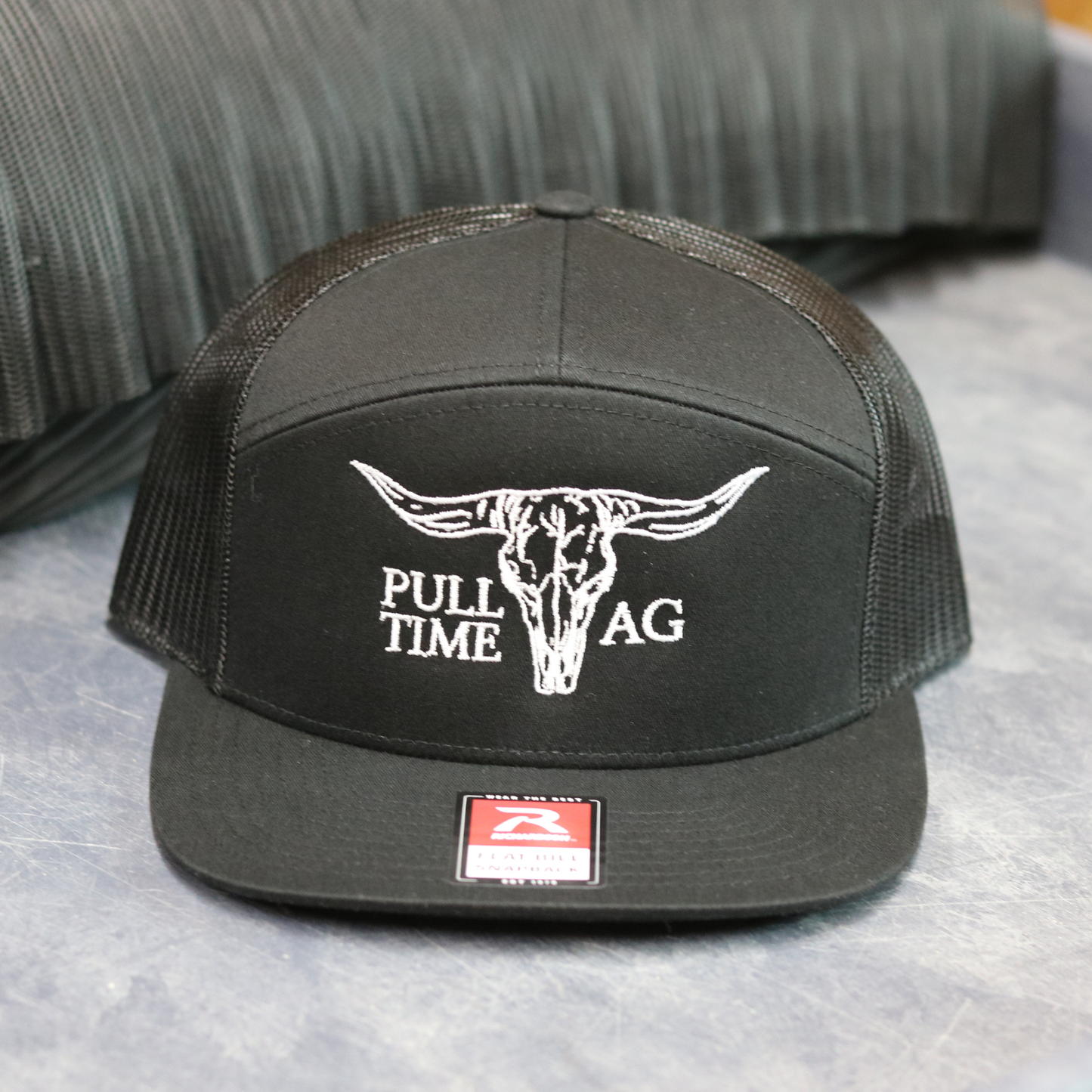 Pull Time AG Hat | 7 Panel | Black