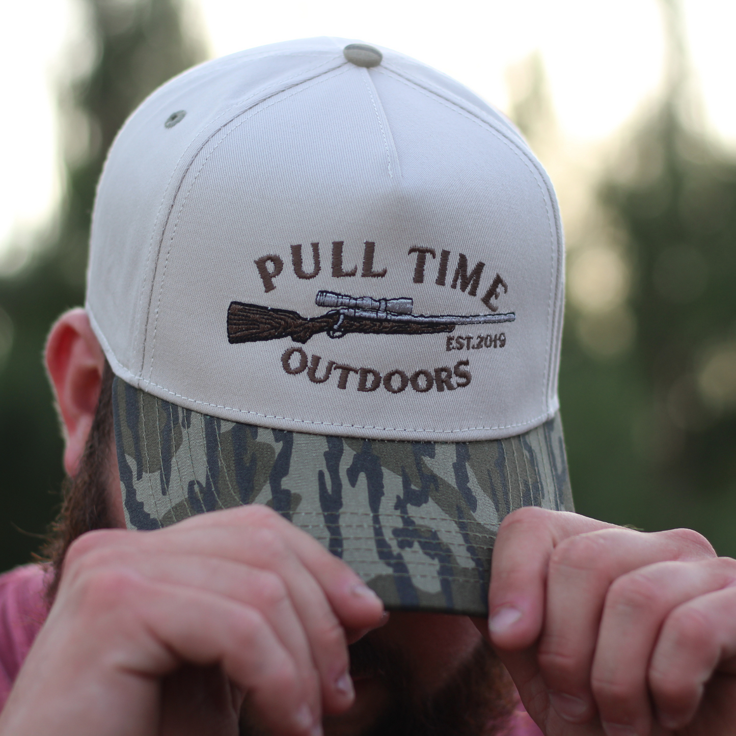Pull Time Hat | Bolt Action Rifle | Mossy Oak Bottomland Hybrid