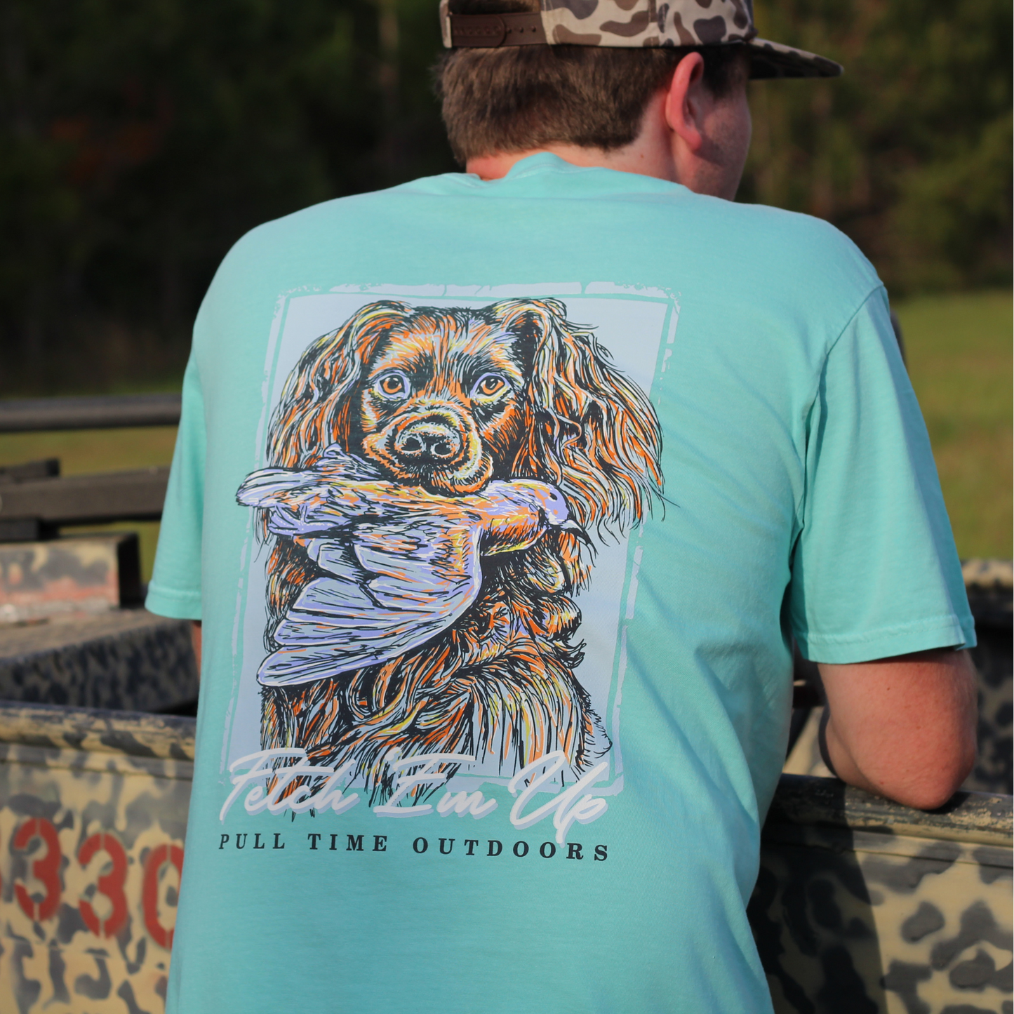 Pull Time Shirt | Fetch 'Em Up | Boykin Spaniel