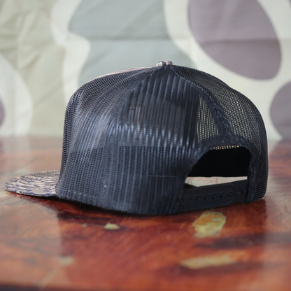Pull Time 7 Panel Hat | PTC | Black/Camo
