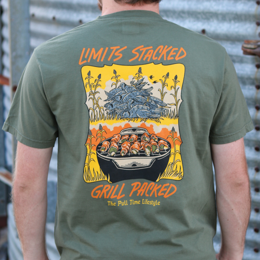 Pull Time Shirt | Limits Stacked Dove Hunting