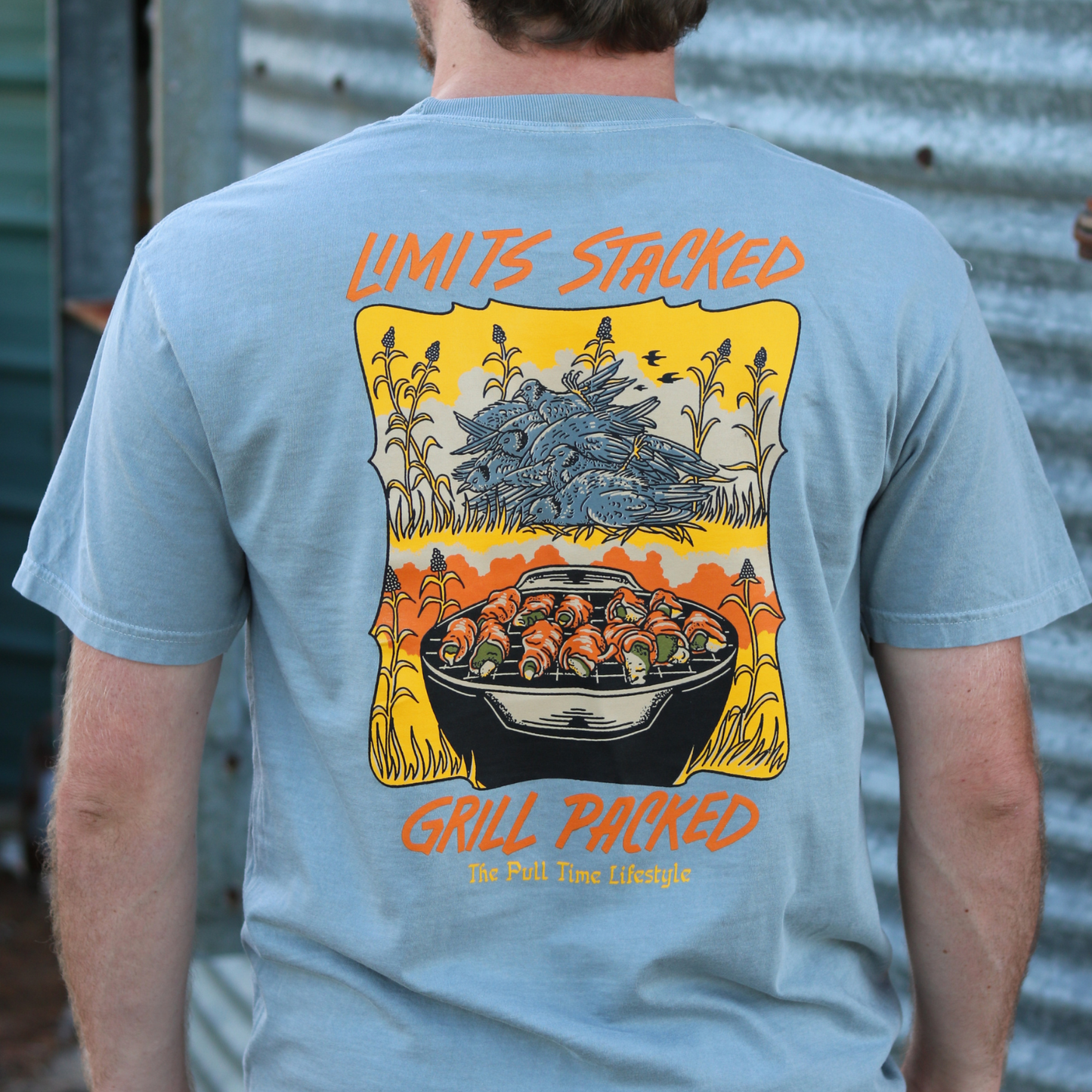 Pull Time Shirt | Limits Stacked Dove Hunting