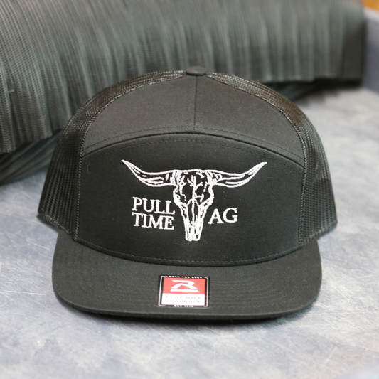 Pull Time AG Hat | 7 Panel | Black