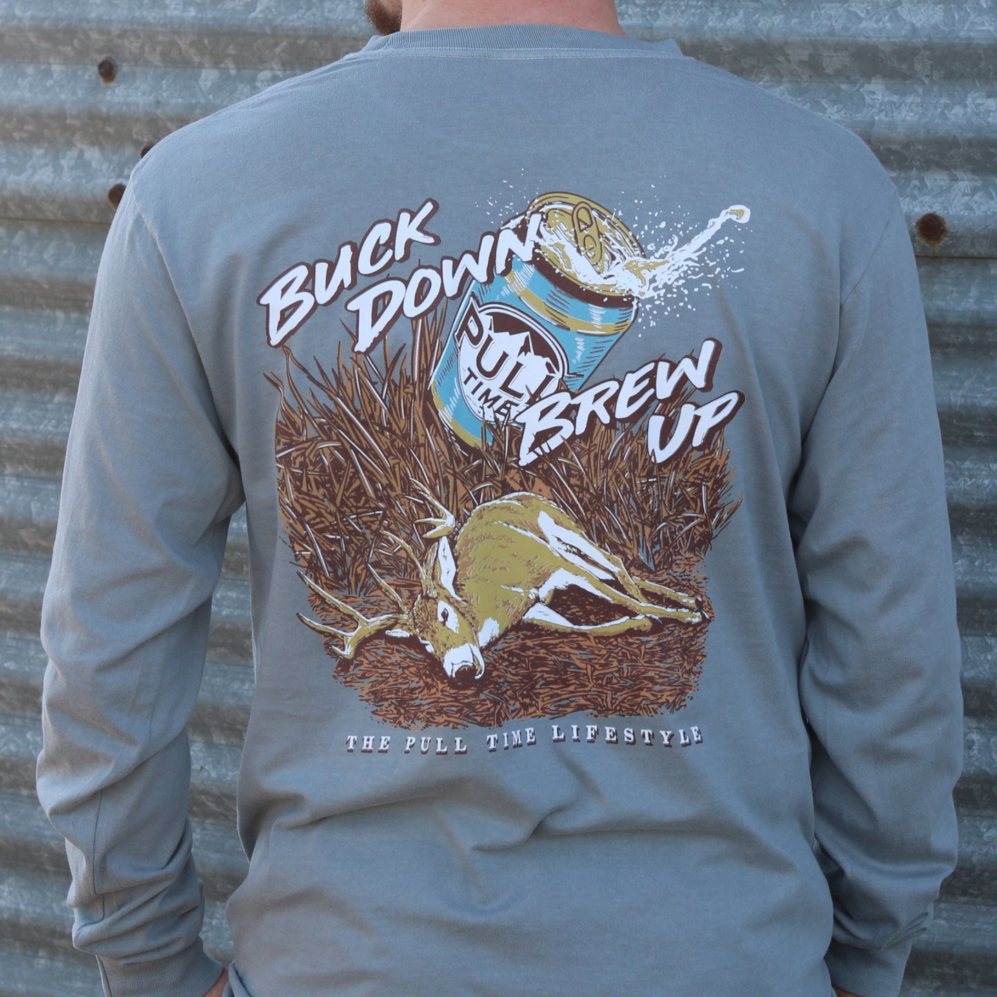 Pull Time Long Sleeve | Buck Down | Light Green