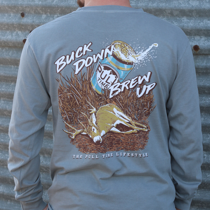 Pull Time Long Sleeve | Buck Down | Light Green