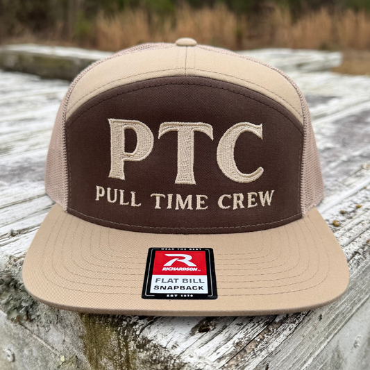 Pull Time 7 Panel Hat | PTC | Khaki