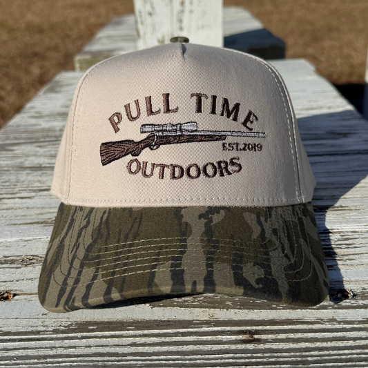 Pull Time Hat | Bolt Action Rifle | Mossy Oak Bottomland Hybrid