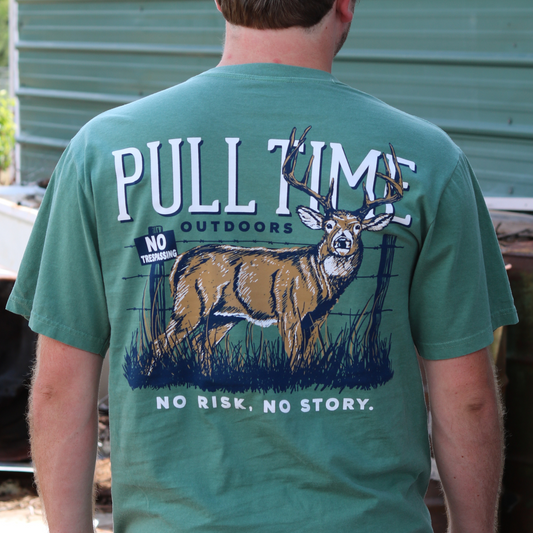 Pull Time Shirt | No Risk, No Story.