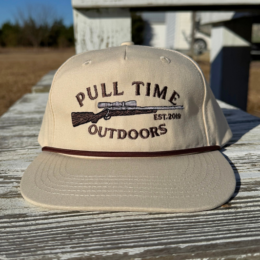 Pull Time Hat | Bolt Action Rifle | Cream Rope