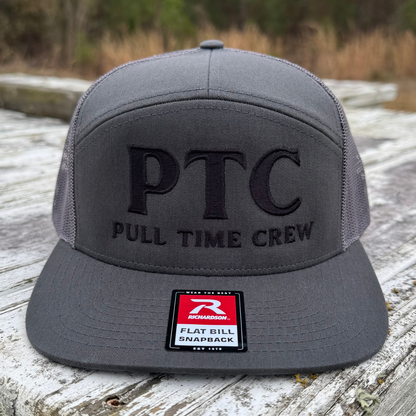 Pull Time 7 Panel Hat | PTC | Charcoal