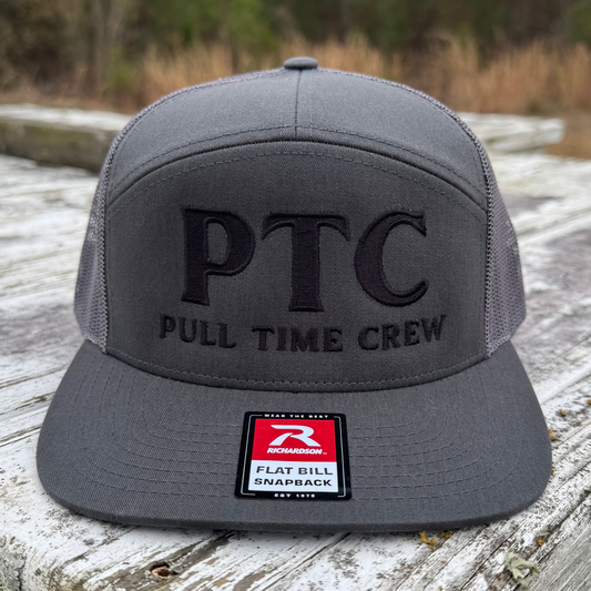 Pull Time 7 Panel Hat | PTC | Charcoal
