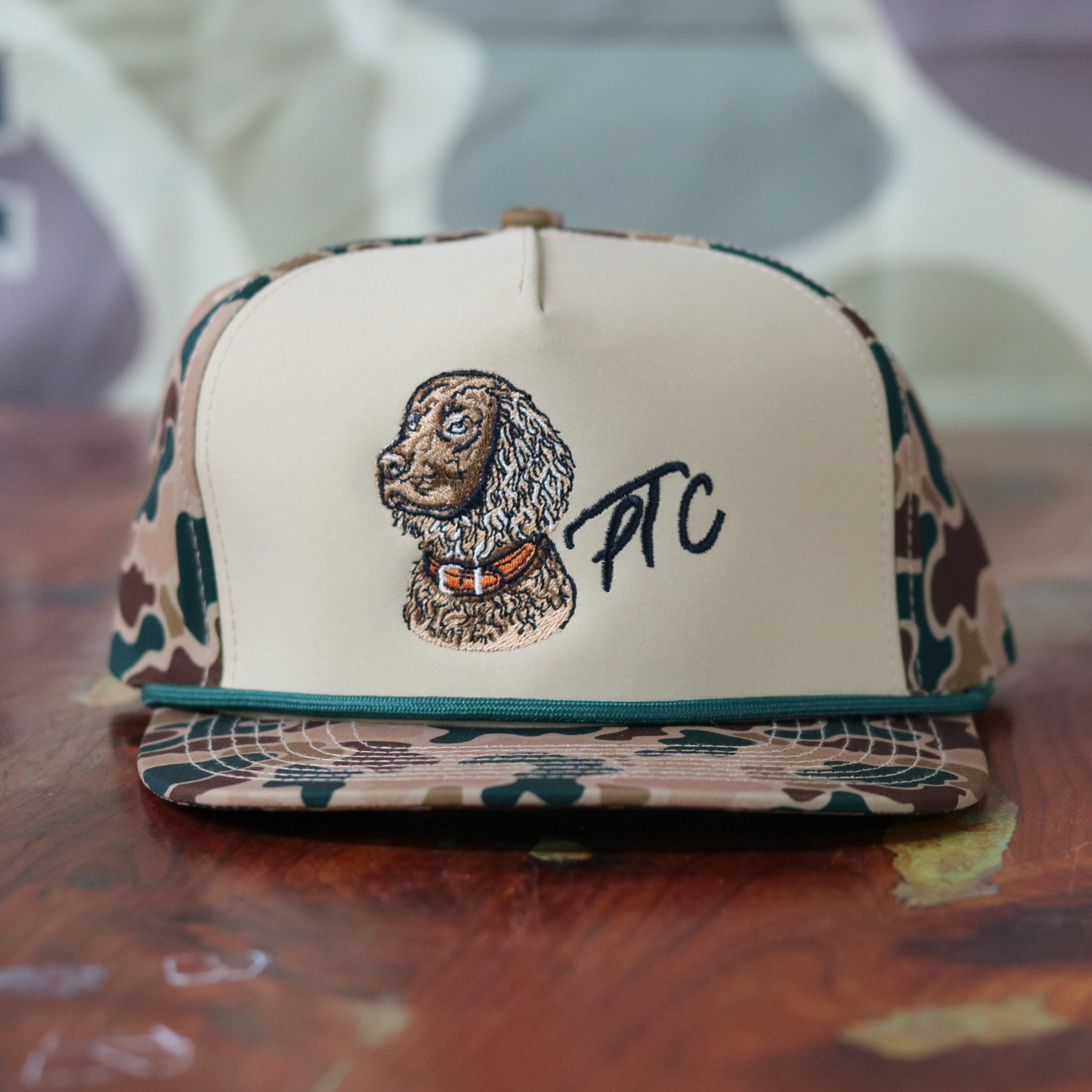 Pull Time Hat | Boykin Spaniel | Green Rope