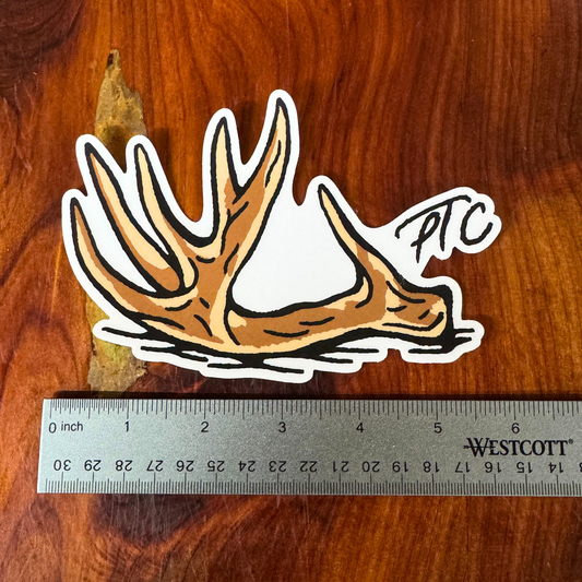 Pull Time Sticker | PTC Whitetail Buck Antler