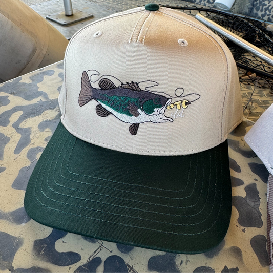 Pull Time Hat | Largemouth Bass | Hybrid Green