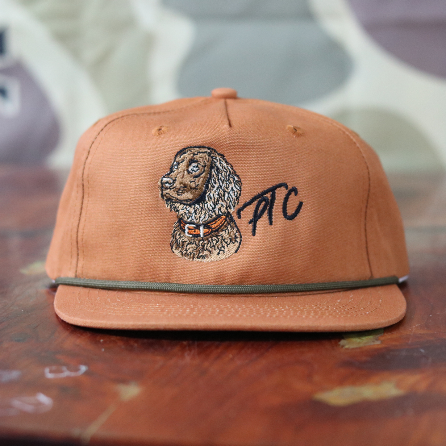 Pull Time Hat | Boykin Spaniel | Brown Rope