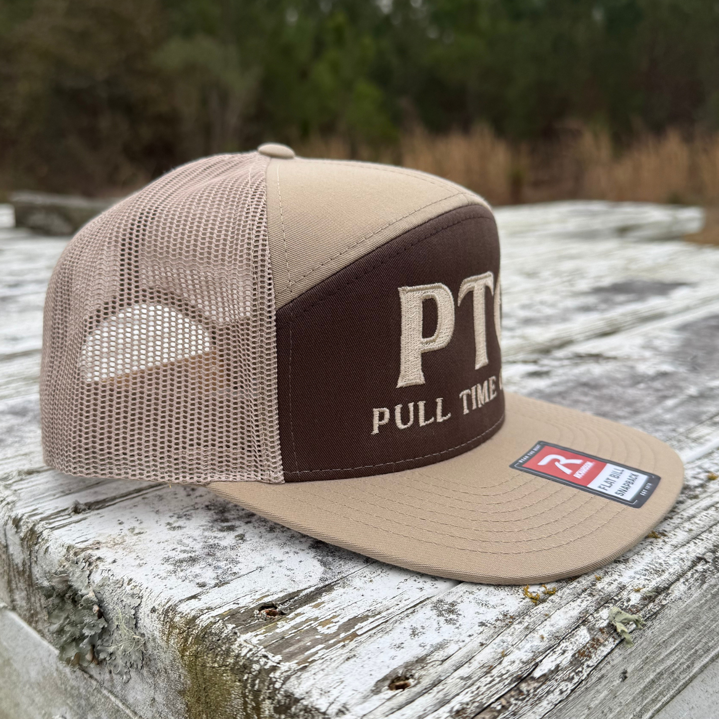 Pull Time 7 Panel Hat | PTC | Khaki