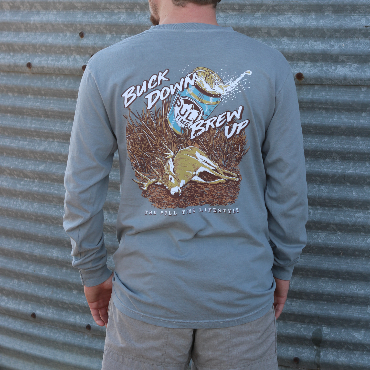 Pull Time Long Sleeve | Buck Down | Light Green