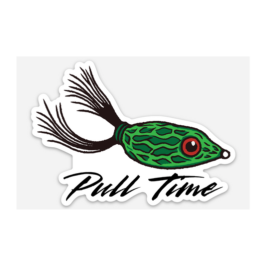 Pull Time Sticker | Top Water Frog