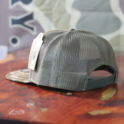 Pull Time 7 Panel Hat | PTC | Mossy Oak Bottomland