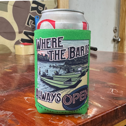 Pull Time Koozie | Where The Bar Is Always Open