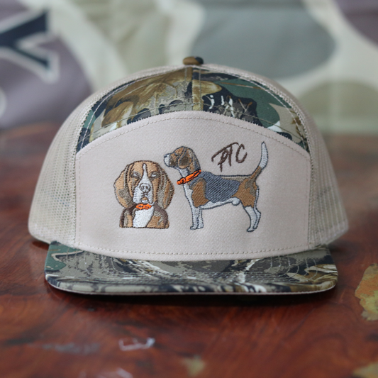 Pull Time Hat | 7 Panel | Realtree Beagle