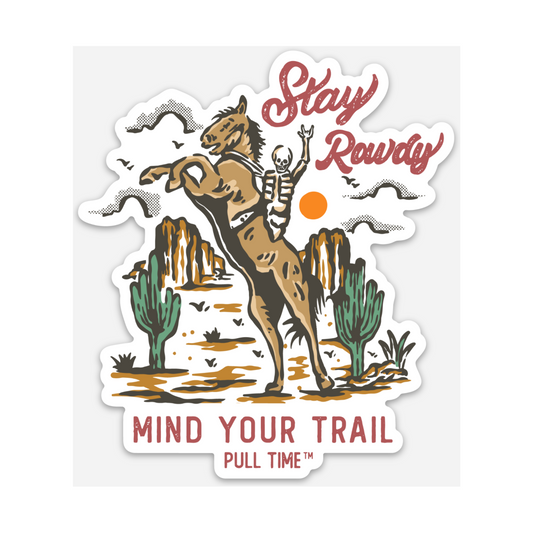 Pull Time Sticker | Mind Your Trail