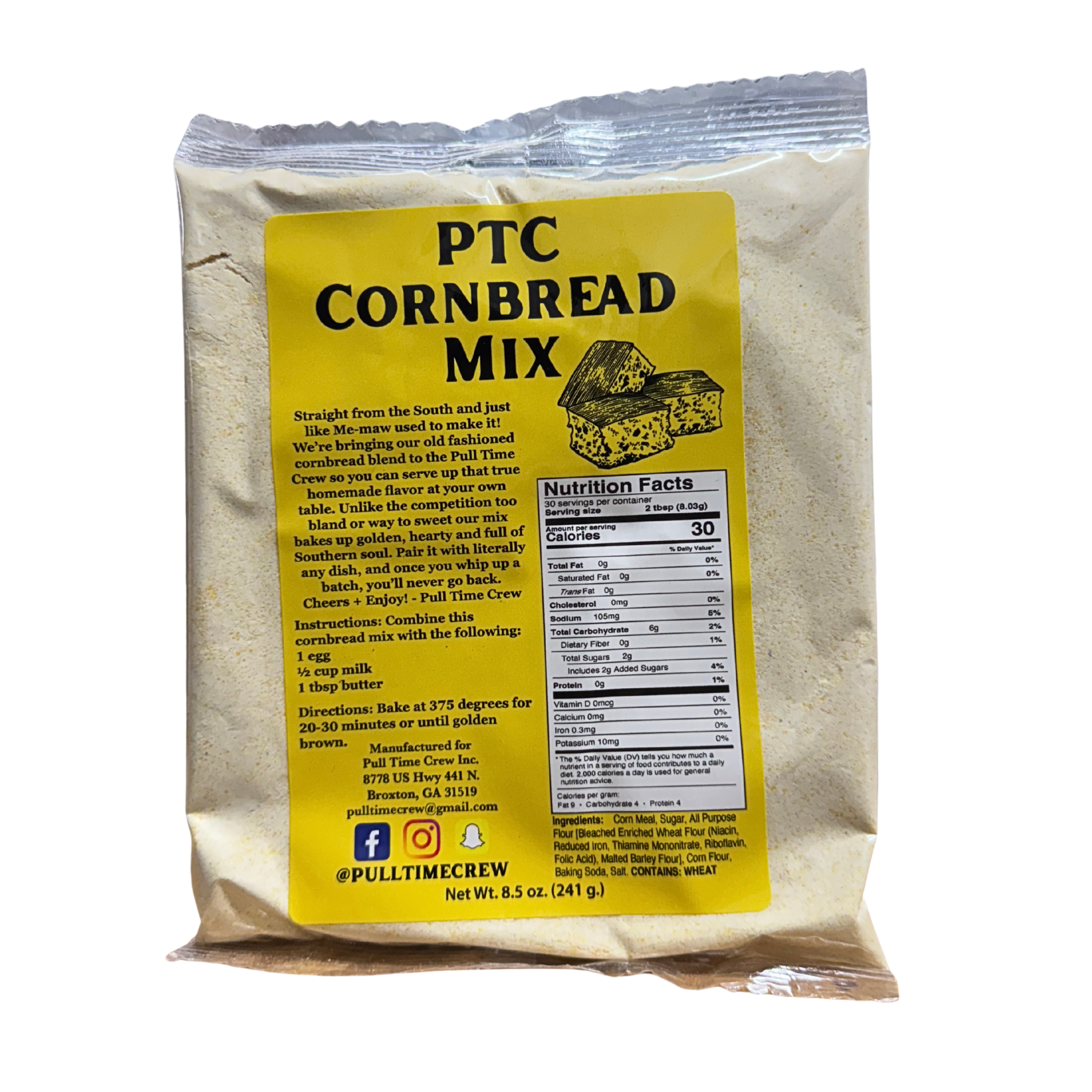 PTC Cornbread Mix – Pull Time™