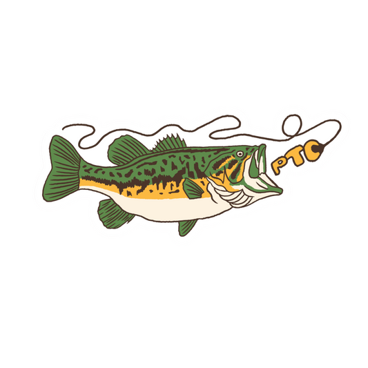Pull Time Sticker | Largemouth Bass