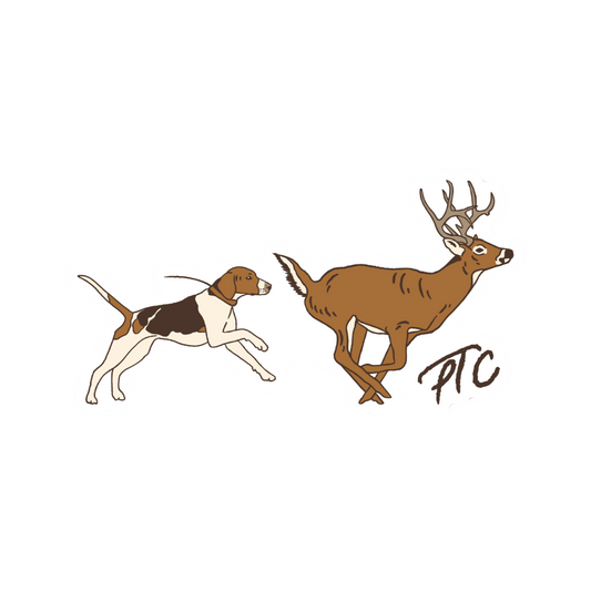 Pull Time Sticker | Deer Dog