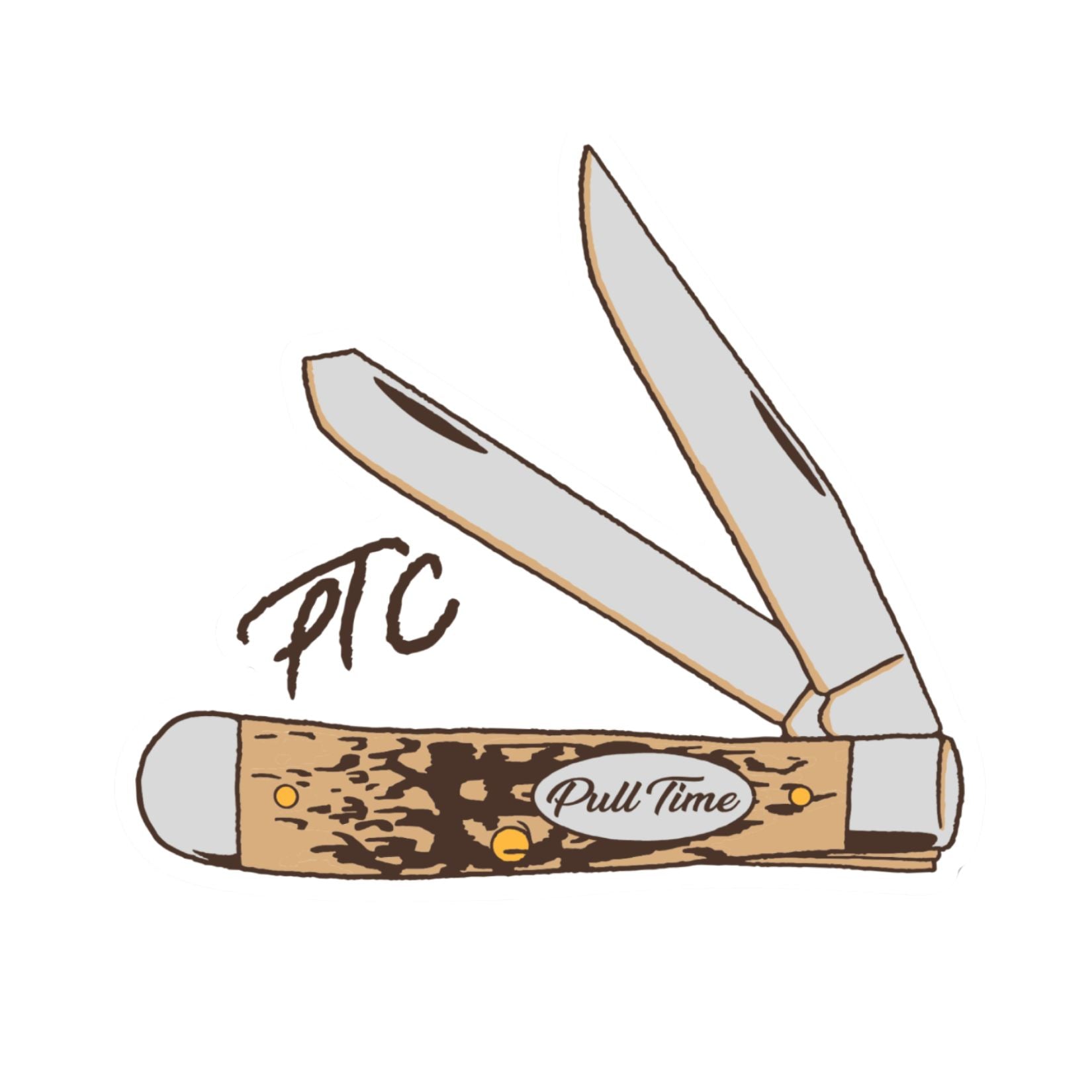 Sticker Trapper Pull Time Sticker | Trapper Knife – Pull Time™